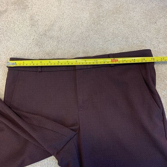Banana Republic maroon Reegan mid rise slim fit pants Sz 6 - Picture 9 of 12